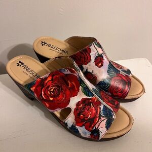 floral heels